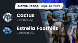 Recap: Cactus  vs. Estrella Foothills  2019