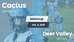 Matchup: Cactus  vs. Deer Valley  2019