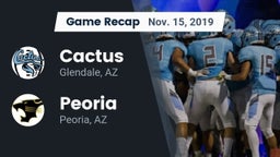 Recap: Cactus  vs. Peoria  2019