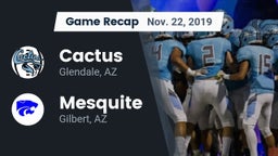 Recap: Cactus  vs. Mesquite  2019