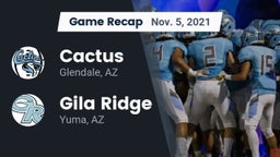 Recap: Cactus  vs. Gila Ridge  2021