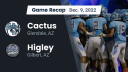 Recap: Cactus  vs. Higley  2022