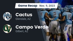 Recap: Cactus  vs. Campo Verde  2023