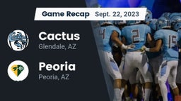 Recap: Cactus  vs. Peoria  2023