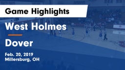 West Holmes  vs Dover  Game Highlights - Feb. 20, 2019