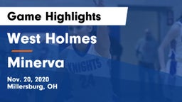 West Holmes  vs Minerva  Game Highlights - Nov. 20, 2020