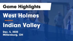 West Holmes  vs Indian Valley  Game Highlights - Dec. 5, 2020