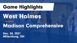 West Holmes  vs Madison Comprehensive  Game Highlights - Dec. 30, 2021