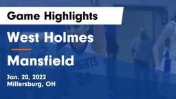 West Holmes  vs Mansfield  Game Highlights - Jan. 20, 2022