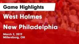 West Holmes  vs New Philadelphia  Game Highlights - March 2, 2019