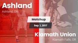 Matchup: Ashland  vs. Klamath Union  2017