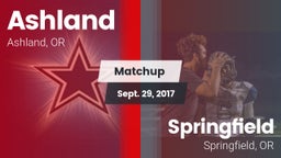 Matchup: Ashland  vs. Springfield  2017