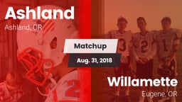 Matchup: Ashland  vs. Willamette  2018