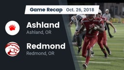 Recap: Ashland  vs. Redmond  2018