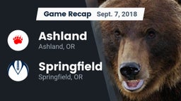 Recap: Ashland  vs. Springfield  2018