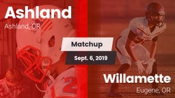 Matchup: Ashland  vs. Willamette  2019