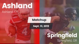 Matchup: Ashland  vs. Springfield  2019