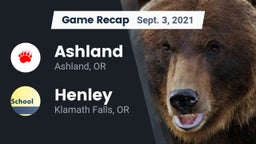 Recap: Ashland  vs. Henley  2021