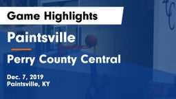 Paintsville  vs Perry County Central  Game Highlights - Dec. 7, 2019