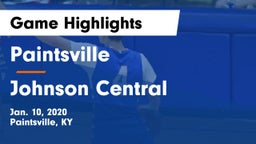 Paintsville  vs Johnson Central  Game Highlights - Jan. 10, 2020