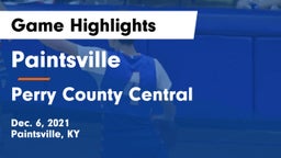 Paintsville  vs Perry County Central  Game Highlights - Dec. 6, 2021