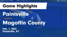 Paintsville  vs Magoffin County  Game Highlights - Feb. 1, 2022