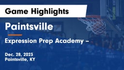 Paintsville  vs Expression Prep Academy –  Game Highlights - Dec. 28, 2023