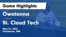 Owatonna  vs St. Cloud Tech Game Highlights - May 21, 2022