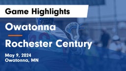 Owatonna  vs Rochester Century  Game Highlights - May 9, 2024
