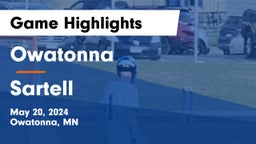 Owatonna  vs Sartell  Game Highlights - May 20, 2024
