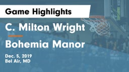 C. Milton Wright  vs Bohemia Manor  Game Highlights - Dec. 5, 2019