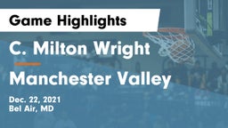 C. Milton Wright  vs Manchester Valley  Game Highlights - Dec. 22, 2021