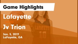 Lafayette  vs Jv Trion Game Highlights - Jan. 5, 2019