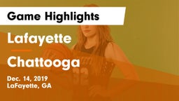 Lafayette  vs Chattooga  Game Highlights - Dec. 14, 2019