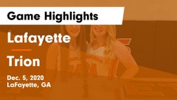 Lafayette  vs Trion Game Highlights - Dec. 5, 2020