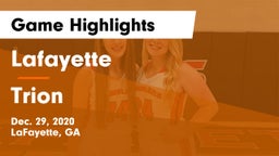 Lafayette  vs Trion Game Highlights - Dec. 29, 2020