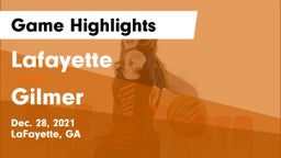 Lafayette  vs Gilmer Game Highlights - Dec. 28, 2021