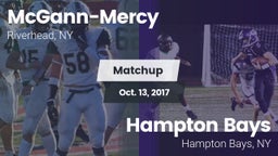 Matchup: McGann-Mercy High vs. Hampton Bays  2017