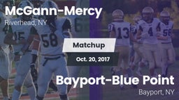 Matchup: McGann-Mercy High vs. Bayport-Blue Point  2017
