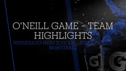 Winnebago girls basketball highlights O'Neill Game - Team Highlights