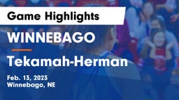 WINNEBAGO vs Tekamah-Herman  Game Highlights - Feb. 13, 2023