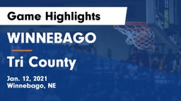 WINNEBAGO vs Tri County  Game Highlights - Jan. 12, 2021