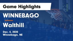 WINNEBAGO vs Walthill  Game Highlights - Dec. 4, 2020