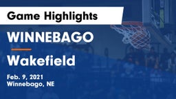 WINNEBAGO vs Wakefield  Game Highlights - Feb. 9, 2021