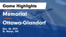 Memorial  vs Ottawa-Glandorf  Game Highlights - Dec. 20, 2019