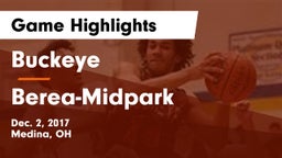 Buckeye  vs Berea-Midpark  Game Highlights - Dec. 2, 2017