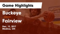 Buckeye  vs Fairview  Game Highlights - Dec. 12, 2017