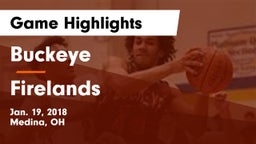 Buckeye  vs Firelands  Game Highlights - Jan. 19, 2018