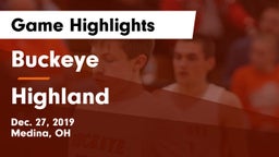 Buckeye  vs Highland  Game Highlights - Dec. 27, 2019