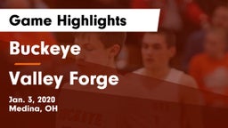 Buckeye  vs Valley Forge  Game Highlights - Jan. 3, 2020